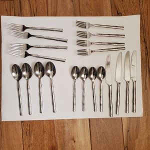 Hampton silversmith bamboo set of 4